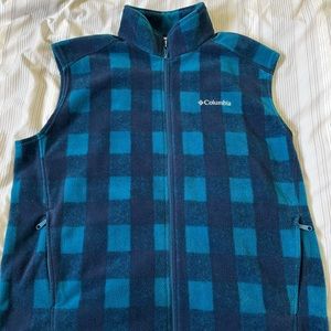 Columbia men cascades explorer full zip fleece jacket XL